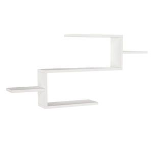 Nástenná polička Twista biela vyobraziť