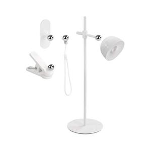 LED Stmievateľná nabíjacia stolná lampa magnetická 4v1 LED/4, 2W/3, 7V 4000K biela Z7635W vyobraziť