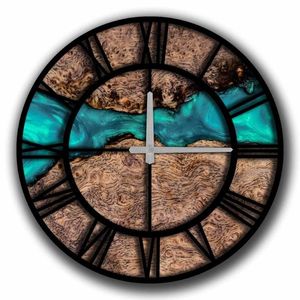 Nástenné hodiny Lucko VII 50 cm hnedé vyobraziť