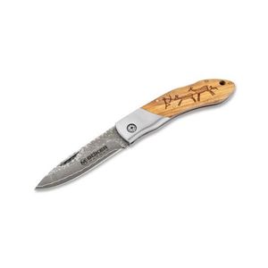 Böker - Vreckový damaškový nôž Magnum Caveman 19, 4 cm 01RY818DAM vyobraziť