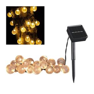 LED Solárna dekoračná reťaz BUBBLE GLASS 20xLED/8 funkcií 4, 85 m 600 mAh IP44 329479 vyobraziť