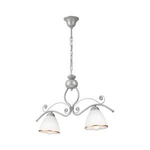 Luster na reťazi RETRO 2xE27/60W/230V strieborná LM-2.51/SREBRNY vyobraziť