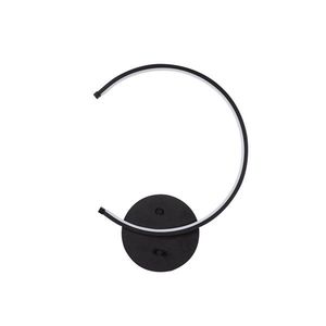 Nástěnné LED svítidlo Moon černé vyobraziť