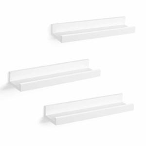 Nástenné poličky Pheet biele - 3 kusy vyobraziť