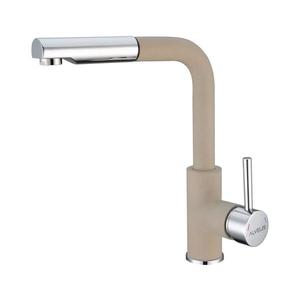 ALVEUS 1129045- Drezová batéria s vyťahovacou sprškou SIROS 29, 7 cm granit/béžová 1129045 vyobraziť