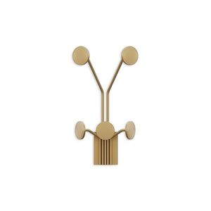 Nástěnný kovový háček Giraffe 24 cm zlatý vyobraziť