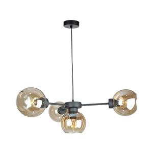 Keter Lighting Luster na lanku KALIOPE 4xE27/60W/230V čierna/dymová béžová 2916 vyobraziť