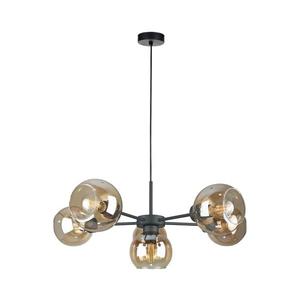 Keter Lighting Luster na lanku KALIOPE 6xE27/60W/230V čierna/dymová béžová 2917 vyobraziť