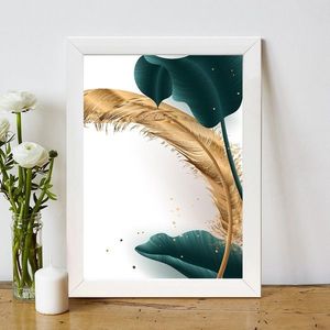 Nástenný obraz Bakala 24x29 cm biely/zelený vyobraziť