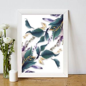 Nástenný obraz Bakala 24x29 cm fialový/zelený vyobraziť