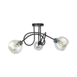 Keter Lighting Prisadený luster EVIE 3xE27/60W/230V čierna/číra 2804 vyobraziť