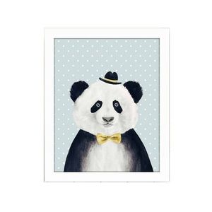 Nástěnný obraz Pando 23, 5x28, 5 cm černo-bílo-modrý vyobraziť