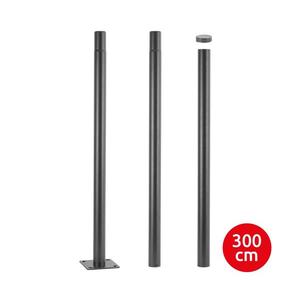 Brilagi - Kovová tyč pre stĺp vonkajšieho osvetlenia URBAN 3 m stožiar antracit BRI164 vyobraziť