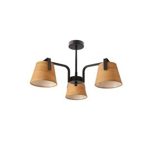 Luster na tyči AMBERG 3xE14/40W/230V hnedá 33-38302 vyobraziť