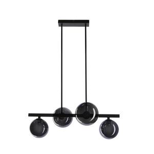 Luster na lanku KAMA 4xG9/28W/230V čierna/dymová čierna 34-44143 vyobraziť