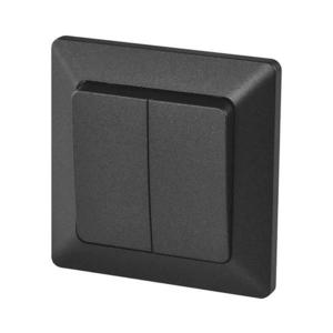 Spínač domový sériový 250V/10A antracit A6100.6 vyobraziť