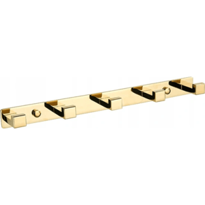 Nástenný vešiak na uteráky MEXEN II zlatý vyobraziť