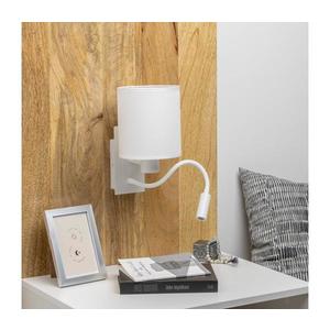 Brilagi - LED Flexibilná nástenná lampa NUBILA 1xE27/25W/230V + LED/3W biela BRI122 vyobraziť