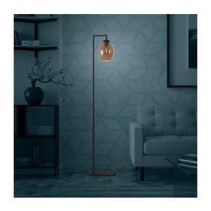 Eglo 390255 - Stojacia lampa ESTANYS 1xE27/40W/230V hnedá 390255 vyobraziť
