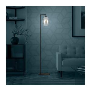 Eglo 390256 - Stojacia lampa ESTANYS 1xE27/40W/230V dymová 390256 vyobraziť