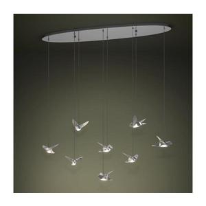 Eglo 390401 - LED Stmievateľný luster na lanku PARATEBUENO 8xLED/4, 2W/230V chróm 390401 vyobraziť