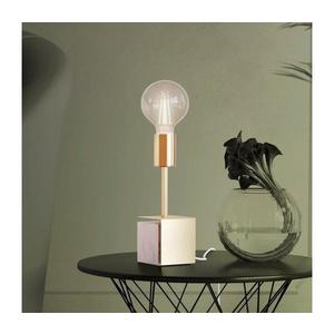 Eglo 390169 - Stolná lampa CARMITA 1xE27/40W/230V zlatá/biely mramor 390169 vyobraziť