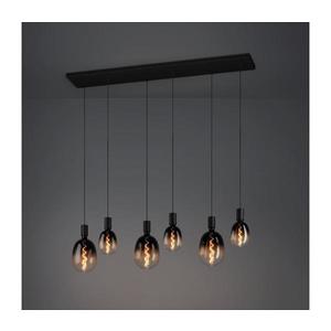 Eglo 390268 - Luster na lanku HUEBRO 6xE27/40W/230V čierna 390268 vyobraziť