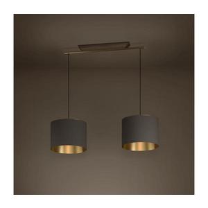 Eglo 390336 - Luster na lanku SANTANDRIA 2xE27/40W/230V hnedá/zlatá 390336 vyobraziť