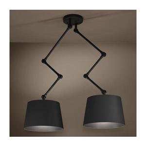 Eglo 390113 - Luster na tyči PISTUNIO 2xE27/40W/230V čierna 390113 vyobraziť