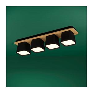 Eglo 390008 - Stropné svietidlo RUSCIO 4xE27/40W/230V čierna/hnedá 390008 vyobraziť