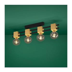 Eglo 390189 - Prisadený luster LEVANTARA 4xE27/40W/230V čierna/hnedá 390189 vyobraziť