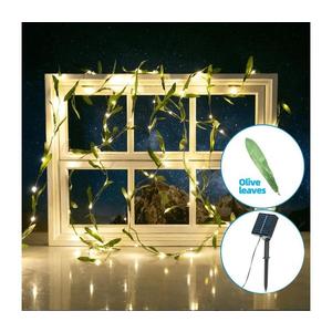 B.V. - LED Solárna reťaz 50xLED/7m IP65 teplá biela olive B1020136T vyobraziť