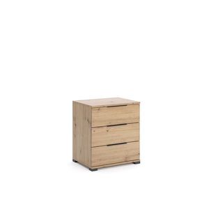 Noční stolek Teddy 3 zásuvky dub Artisan vyobraziť