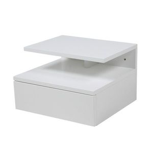 Nočný stolík Ashlan 35 cm biely vyobraziť