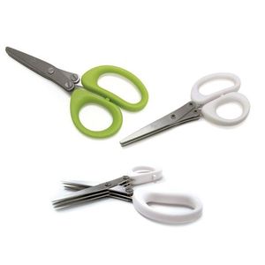 Nožnice na bylinky HERBA biele / zelené 13cm vyobraziť