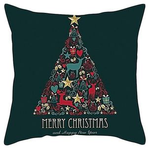 Obliečka na vankúš 3D Merry Christmas zelená vyobraziť