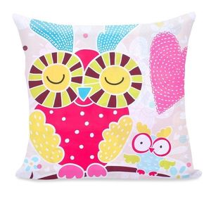 Obliečka na vankúš DecoKing Cute Owl 80x80 farebná vyobraziť