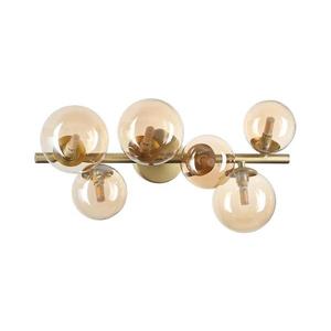 Ideal Lux - LED Prisadený luster PERLAGE 6xG9/3W/230V 49 cm zlatá/dymová 327822 vyobraziť