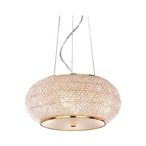 Ideal Lux - Krištáľový luster na lanku PASHA 6xE14/40W/230V pr. 40cm zlatá 082172 vyobraziť