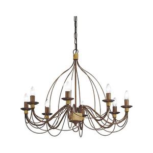 Ideal Lux - Luster na reťazi CORTE 8xE14/40W/230V pr. 80 cm meď 057194 vyobraziť