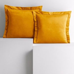 Obliečky na vankúše AmeliaHome Velvet Side horčicové vyobraziť