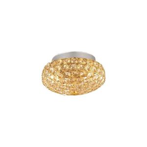 Ideal Lux - LED Krištáľové stropné svietidlo KING 3xG9/3W/230V pr. 25, 5 cm zlatá 075402 vyobraziť