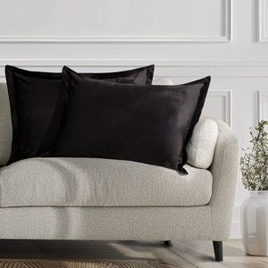 Obliečky na vankúše AmeliaHome Velvet Side Si čierne vyobraziť