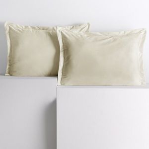 Obliečky na vankúše AmeliaHome Velvet Side Si krémové vyobraziť