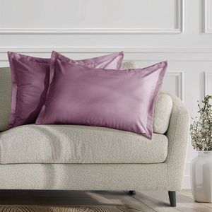 Obliečky na vankúše AmeliaHome Velvet Side Si ružové vyobraziť