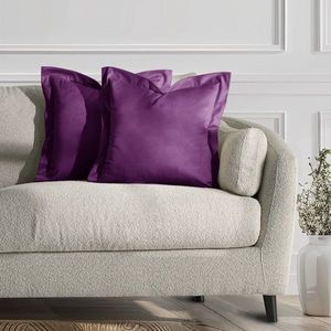 Obliečky na vankúše AmeliaHome Velvet Side slivkové vyobraziť