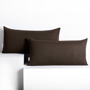 Obliečky na vankúše DecoKing Amber II tmavohnedé vyobraziť