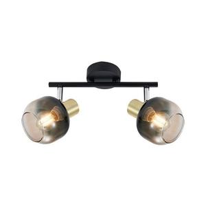 Prezent - Bodové svietidlo PEGAS 2xE14/40W/230V čierna/dymová vyobraziť