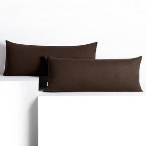 Obliečky na vankúše DecoKing Amber tmavohnedé vyobraziť
