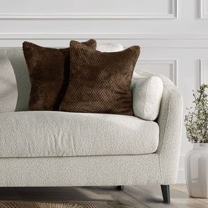 Obliečky na vankúše Decoking Xela hnedé 45x45 - 2 kusy vyobraziť